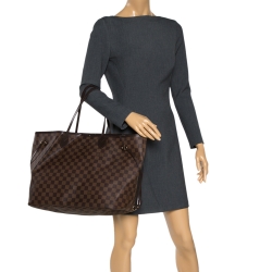 Louis Vuitton Damier Ebene Canvas Neverfull GM Bag