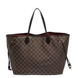 Louis Vuitton Damier Ebene Canvas Neverfull GM Bag