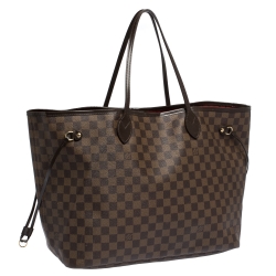 Louis Vuitton Damier Ebene Canvas Neverfull GM Bag