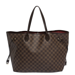 Louis Vuitton Damier Ebene Canvas Neverfull GM Bag