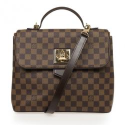 Pre Owned Louis Vuitton Damier Ebene Bergamo MM