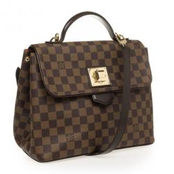 Pre Owned Louis Vuitton Damier Ebene Bergamo MM
