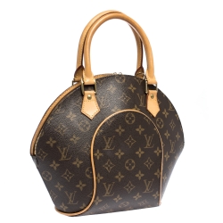Pre Owned Louis Vuitton Monogram Coated Canvas and Leather Ellipse PM Bag