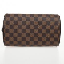 Pre Owned Louis Vuitton Damier Ebene Ribera PM Satchel Handbag