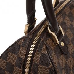 Pre Owned Louis Vuitton Damier Ebene Ribera PM Satchel Handbag