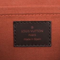 Pre Owned Louis Vuitton Damier Ebene Ribera PM Satchel Handbag