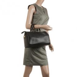 Pre Owned Louis Vuitton Black Epi Speedy 30