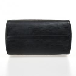 Pre Owned Louis Vuitton Black Epi Speedy 30