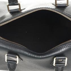 Pre Owned Louis Vuitton Black Epi Speedy 30