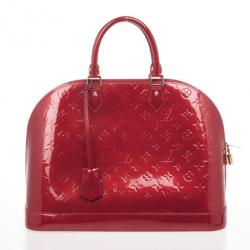 مملوكة مسبقًا Louis Vuitton Monogram Vernis Pomme D'amour Alma MM