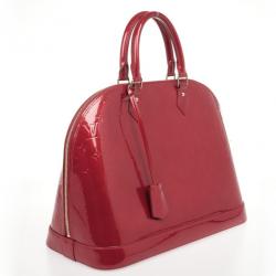 مملوكة مسبقًا Louis Vuitton Monogram Vernis Pomme D'amour Alma MM