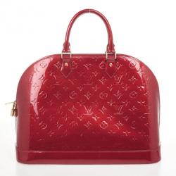 مملوكة مسبقًا Louis Vuitton Monogram Vernis Pomme D'amour Alma MM