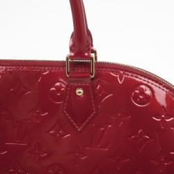 مملوكة مسبقًا Louis Vuitton Monogram Vernis Pomme D'amour Alma MM