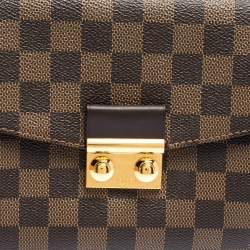 Pre Owned حقيبة لوي فيتون كروازت كانفاس دامييه أيبين