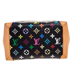مملوكة مسبقًا Louis Vuitton Black Multicolor Monogram Canvas Audra Bag