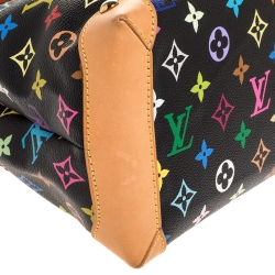 مملوكة مسبقًا Louis Vuitton Black Multicolor Monogram Canvas Audra Bag