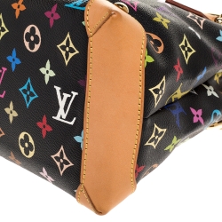 مملوكة مسبقًا Louis Vuitton Black Multicolor Monogram Canvas Audra Bag