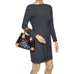 مملوكة مسبقًا Louis Vuitton Black Multicolor Monogram Canvas Audra Bag