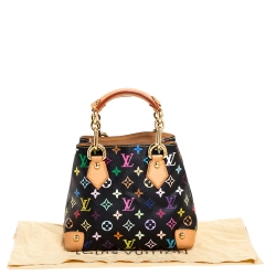 مملوكة مسبقًا Louis Vuitton Black Multicolor Monogram Canvas Audra Bag