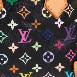 مملوكة مسبقًا Louis Vuitton Black Multicolor Monogram Canvas Audra Bag