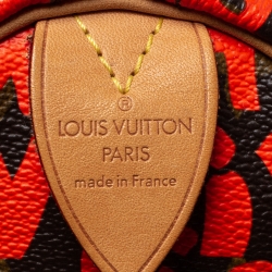 مملوكة مسبقًا Louis Vuitton Monogram Canvas Neon Orange Graffiti Stephen Sprouse Speedy 30 Bag