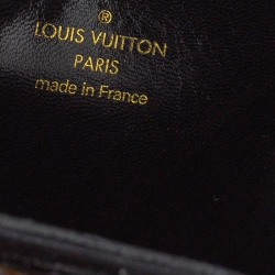 مملوكة مسبقًا Louis Vuitton Black Alligator and Monogram Charms Linda Scarf Bag