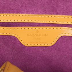 Pre Owned Louis Vuitton Vintage Yellow Epi Saint Jacques PM Bag