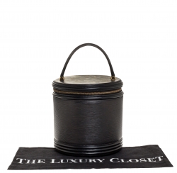 Pre Owned Louis Vuitton Black Epi Leather Cannes Bag
