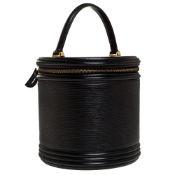 Pre Owned Louis Vuitton Black Epi Leather Cannes Bag