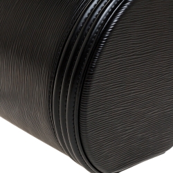 Pre Owned Louis Vuitton Black Epi Leather Cannes Bag