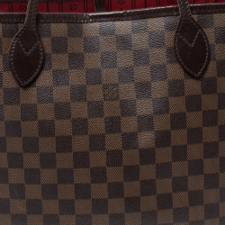 Louis Vuitton Damier Ebene Canvas Neverfull MM Bag