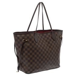 Louis Vuitton Damier Ebene Canvas Neverfull MM Bag