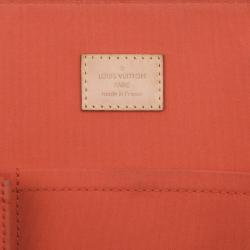 Pre Owned Louis Vuitton Orange Vernis Alma GM