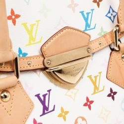 مملوكة مسبقًا Louis Vuitton White Multicolor Beverly GM