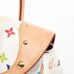 مملوكة مسبقًا Louis Vuitton White Multicolor Beverly GM