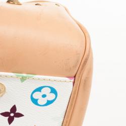 مملوكة مسبقًا Louis Vuitton White Multicolor Beverly GM