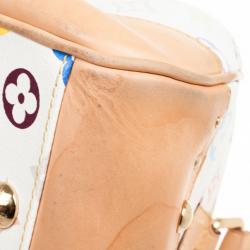 مملوكة مسبقًا Louis Vuitton White Multicolor Beverly GM