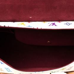 مملوكة مسبقًا Louis Vuitton White Multicolor Beverly GM