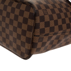 Louis Vuitton Damier Ebene Canvas Neverfull MM Bag