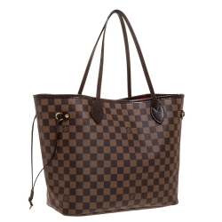 Louis Vuitton Damier Ebene Canvas Neverfull MM Bag