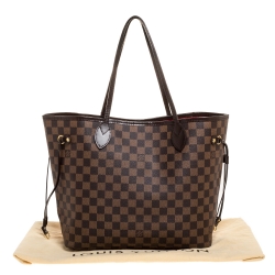 Louis Vuitton Damier Ebene Canvas Neverfull MM Bag