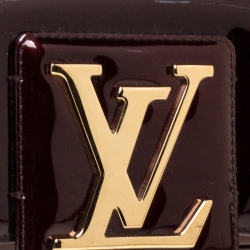 مملوكة مسبقًا حقيبة كلتش لوي فيتون سوب جلد لامع عنابية
