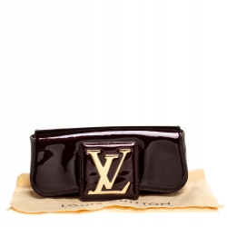 مملوكة مسبقًا حقيبة كلتش لوي فيتون سوب جلد لامع عنابية