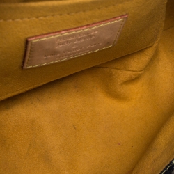 Pre Owned Louis Vuitton Blue Monogram Denim Limited Edition Mini Pleaty Raye Customise Bag