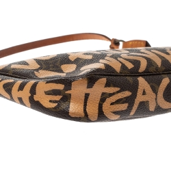 Pre Owned Louis Vuitton Monogram Canvas Limited Edition Stephen Sprouse Graffiti Pochette Accessoires