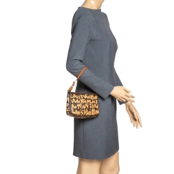 Pre Owned Louis Vuitton Monogram Canvas Limited Edition Stephen Sprouse Graffiti Pochette Accessoires
