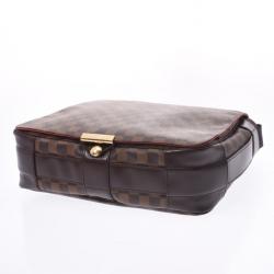 Pre Owned Louis Vuitton Damier Ebene Canavs Bastille Messenger Bag