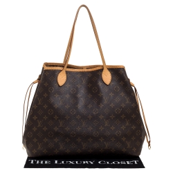 Pre Owned Louis Vuitton Monogram Canvas Neverfull GM Bag
