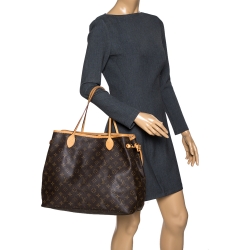 Pre Owned Louis Vuitton Monogram Canvas Neverfull GM Bag
