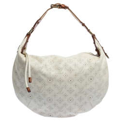 Louis Vuitton Onatah Mahina Leather LV Monogram Shoulder Bag BOX